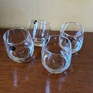Sagaform Rocking Tumbler Roly Poly Whiskey Glasses Set Of 4